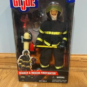Hasbro G.I. Joe Firefighter Action Figure - Black and Yellow